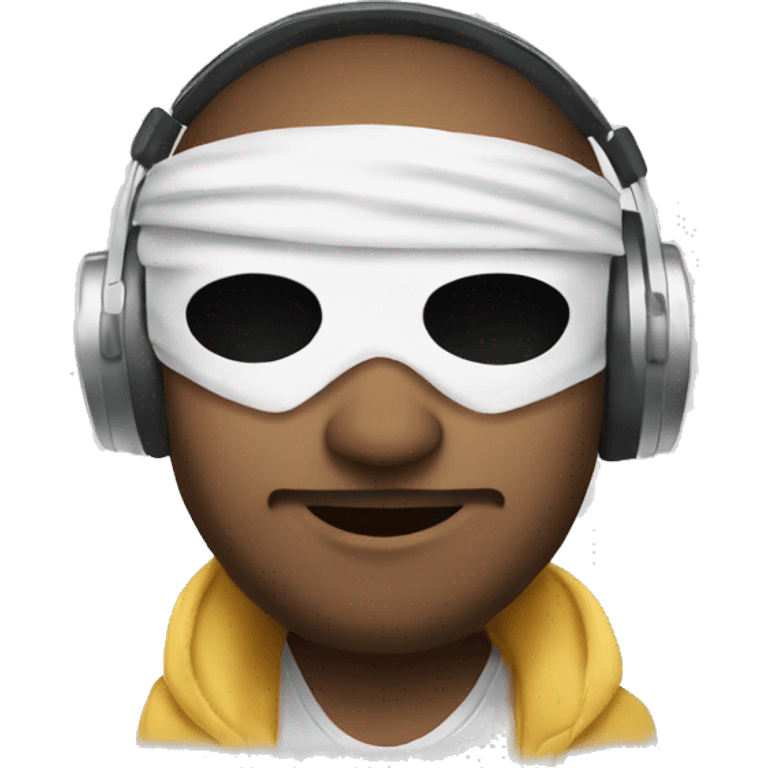 blindfolded DJ emoji