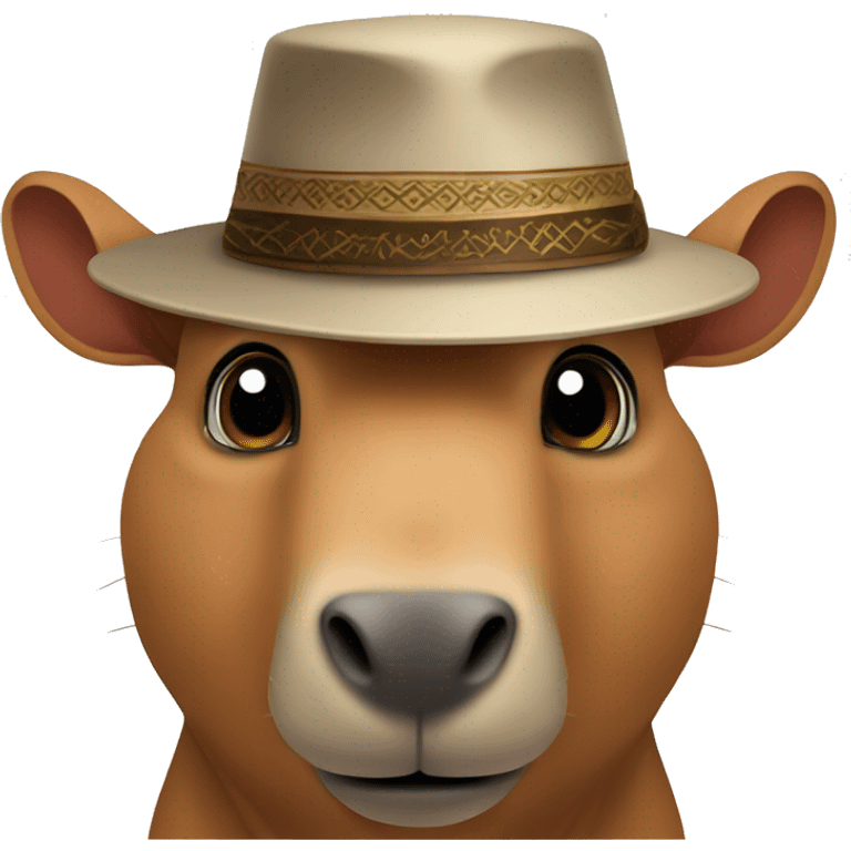 capibara con un cappello da arabo emoji