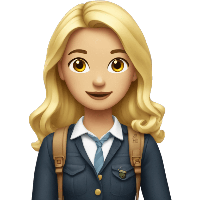 Preppy girl emoji