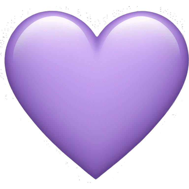 a light purple heart  emoji