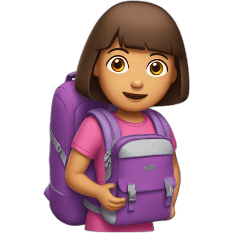 Dora’s backpack emoji