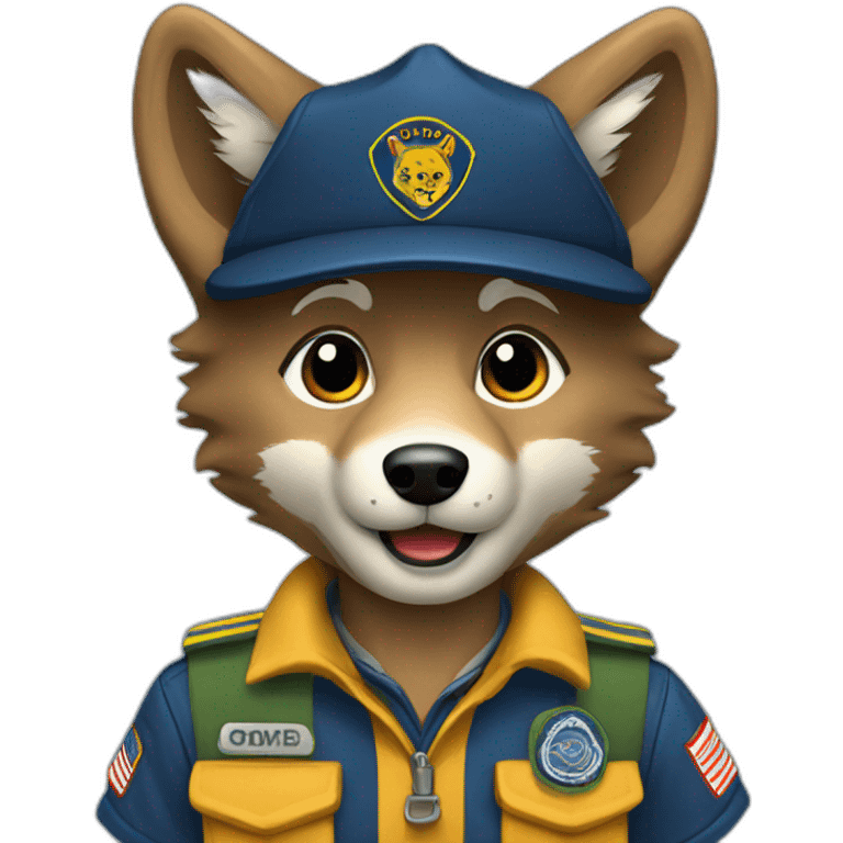 Wolf cub scout emoji