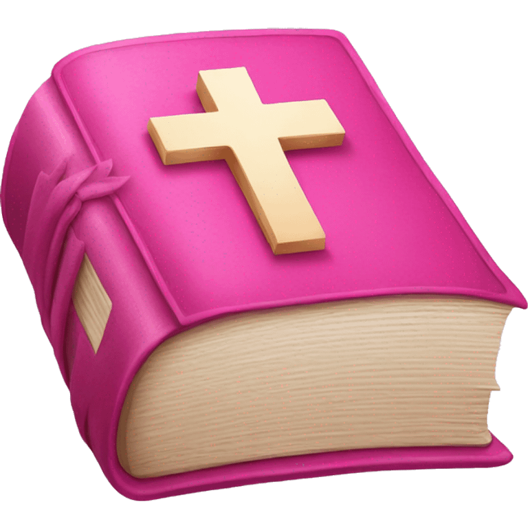 Pink bible   emoji