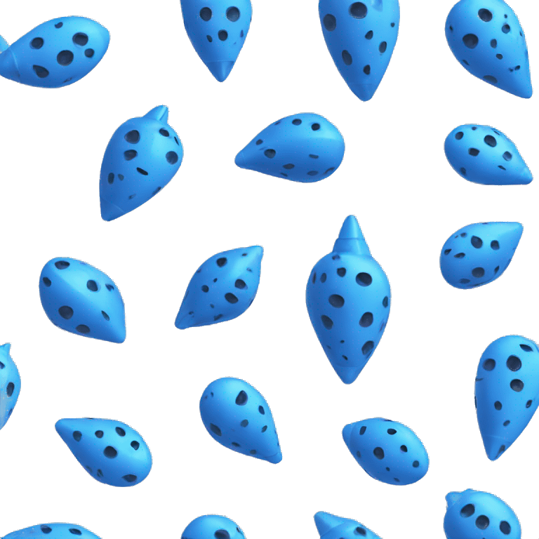 blue ocarina emoji