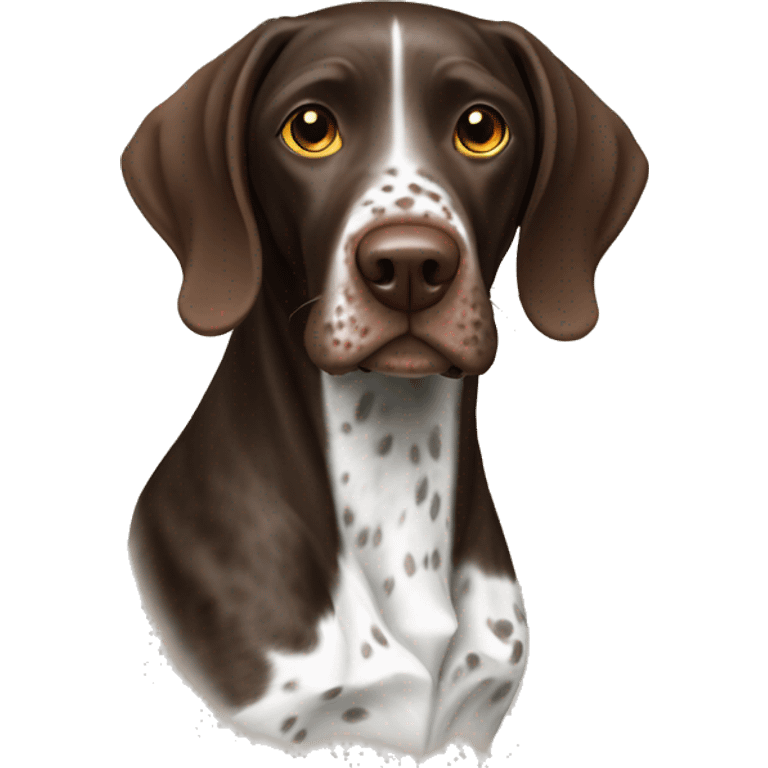 German shorthair pointer dog emoji