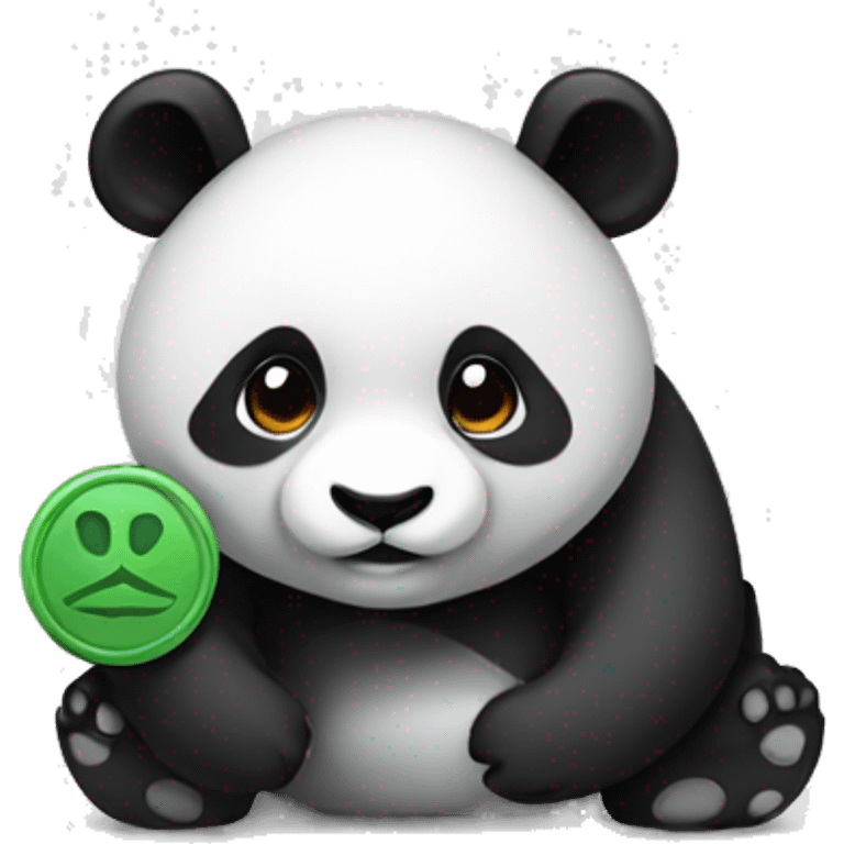 Panda with token emoji