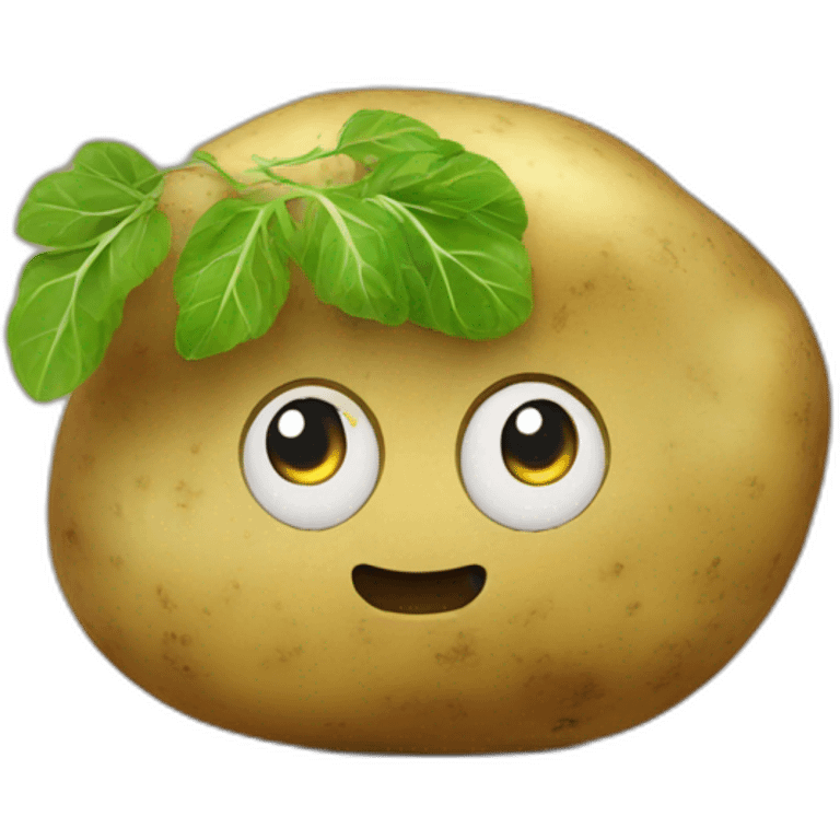 potato eatin potato emoji