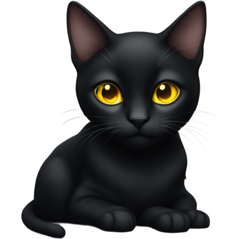 Black cat emoji