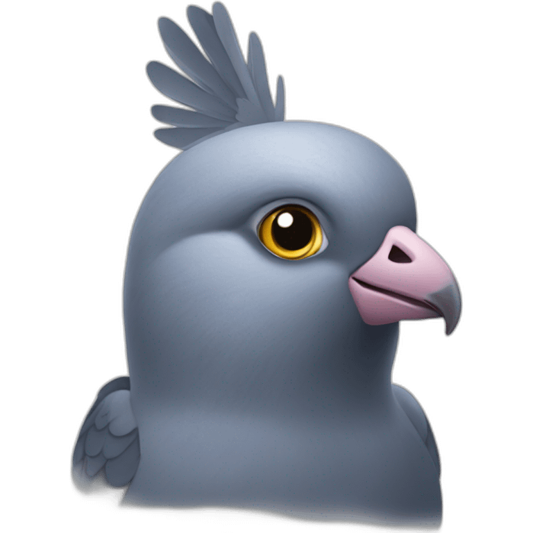 Roi des pigeons emoji