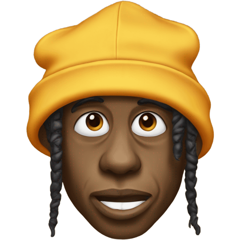 Lil Wayne with a cheese head emoji