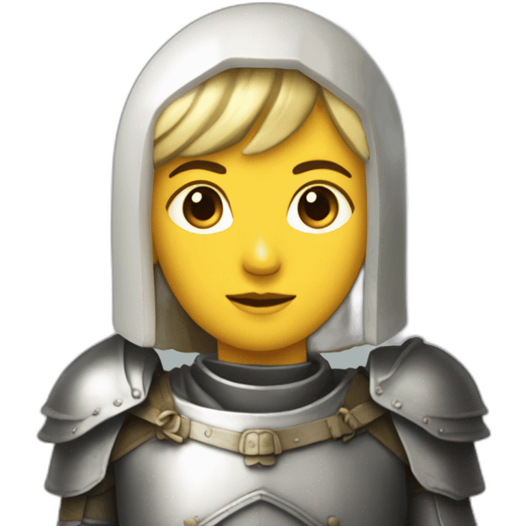 Sainte Jeanne d'Arc auréole emoji