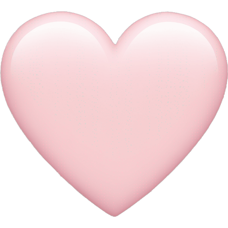 Light pink heart emoji