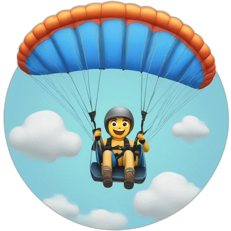 Paragliding-papa emoji