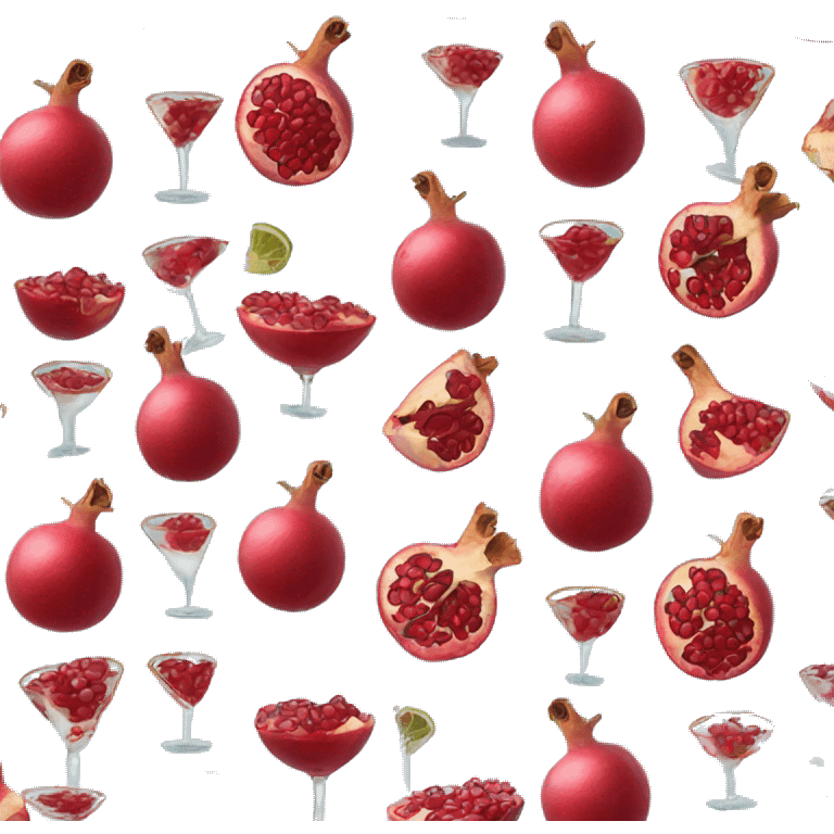 Pomegranate Margarita emoji