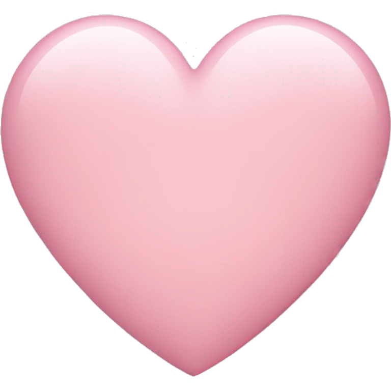 light pink heart emoji