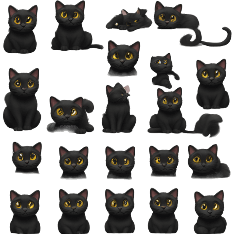 Black cat emoji