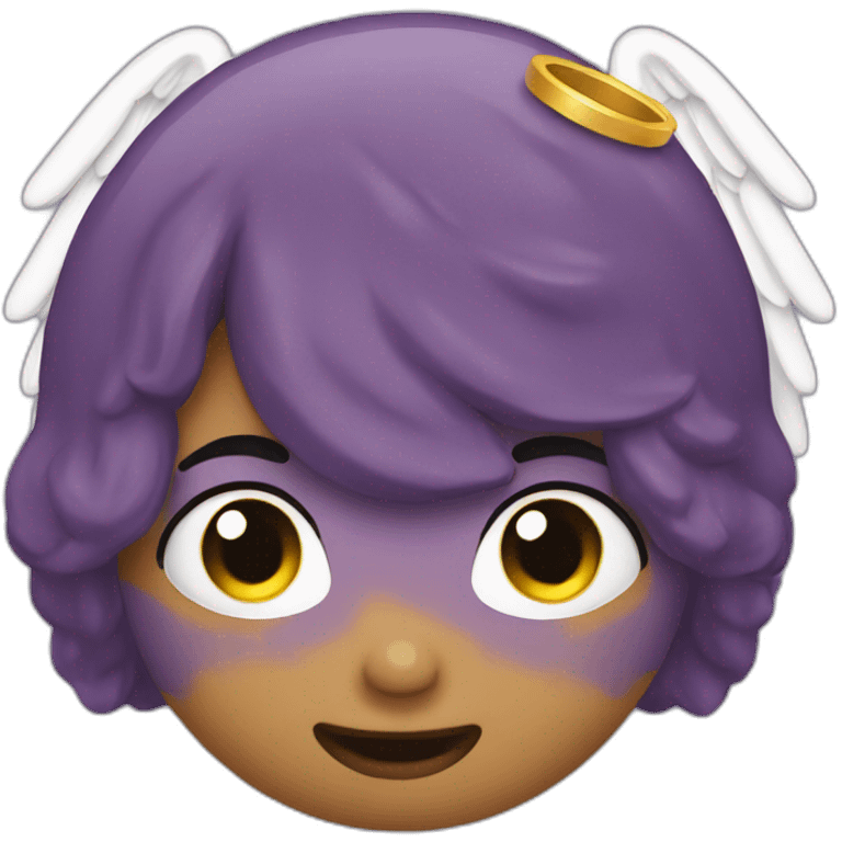 Poo with angel halo emoji