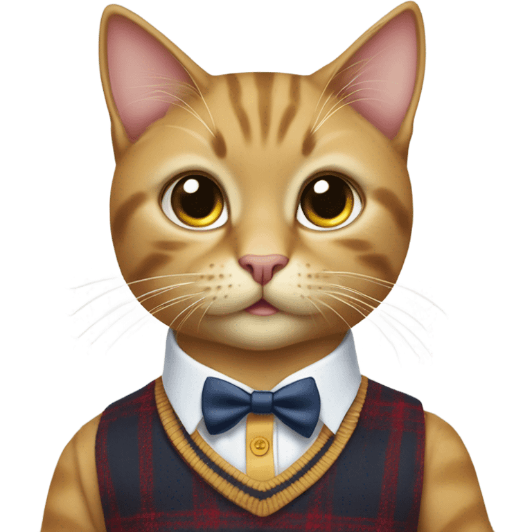 preppy cat emoji