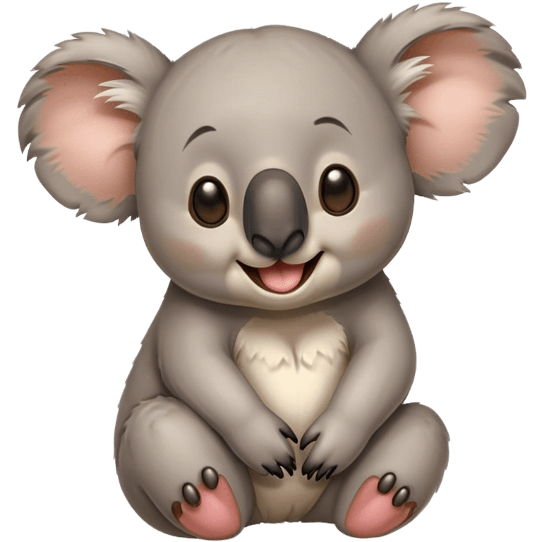 Koala giggling emoji