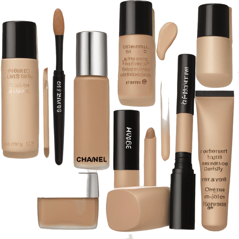 beige chanel makeup emoji