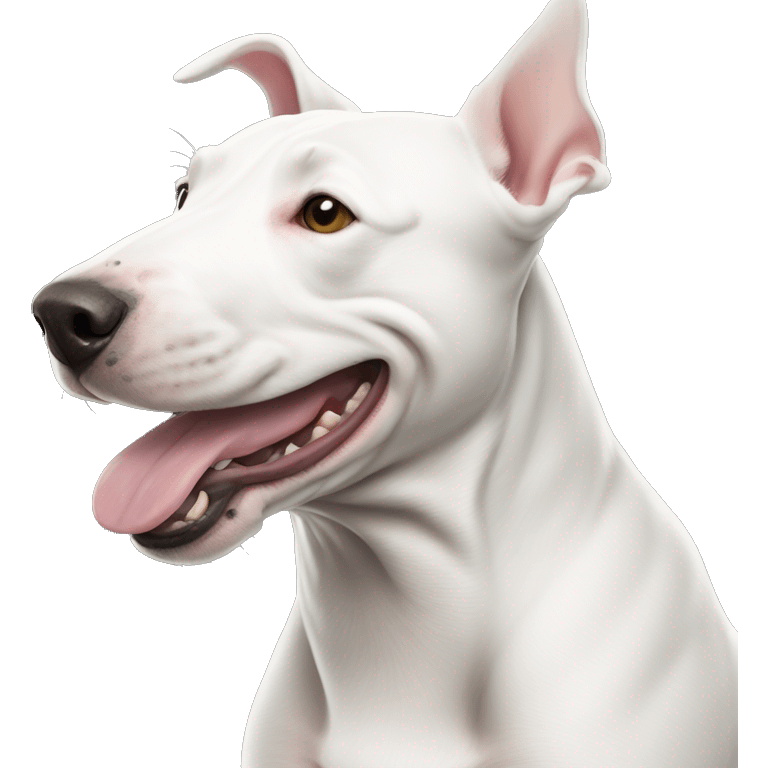 White bull terrier emoji