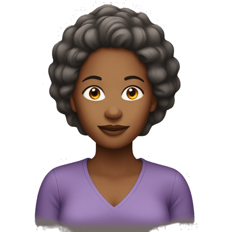 African American Woman in Her 40s emoji