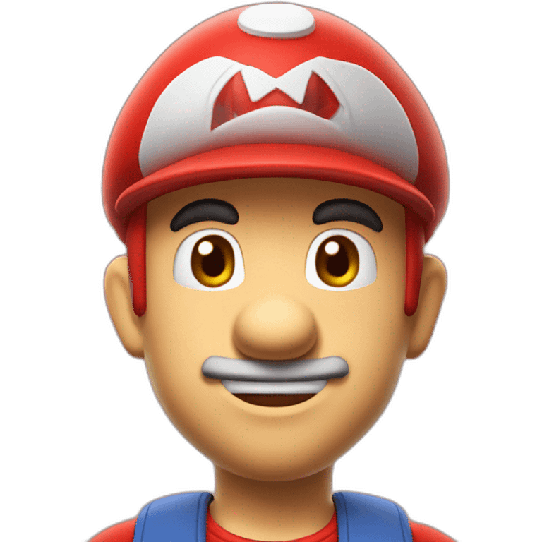 Mario avec casquette rouge qui fait un pouce vers le ciel emoji