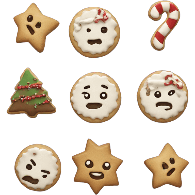 cchristmas cookies  emoji