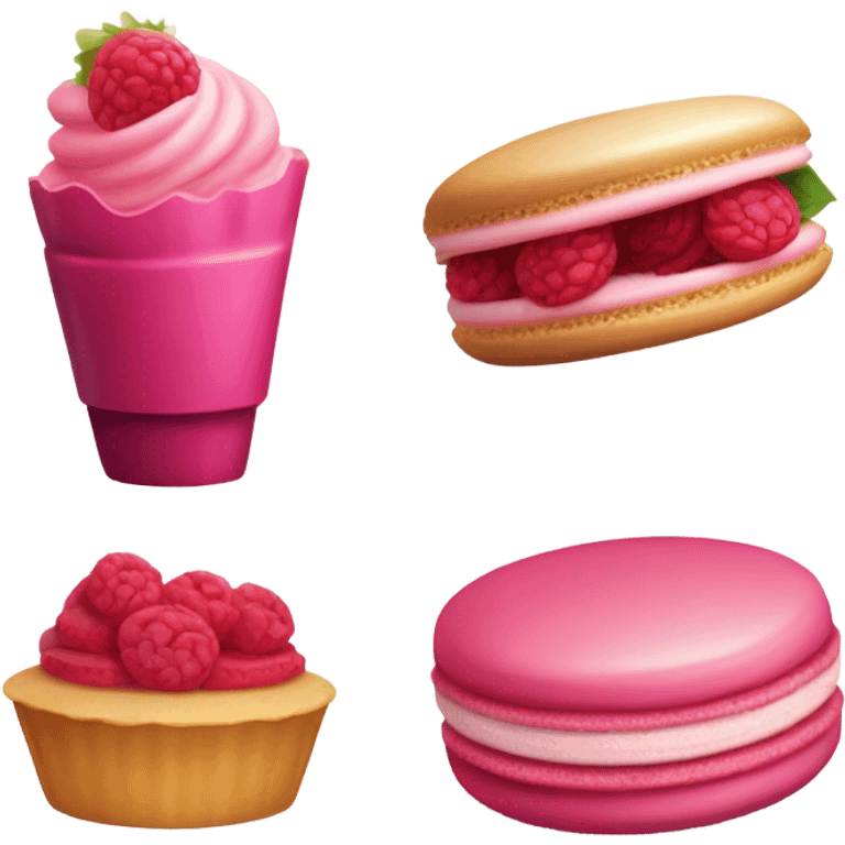 Pink food emoji