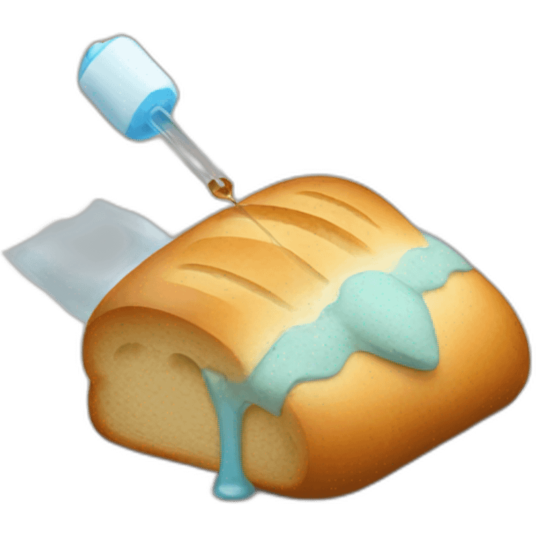 Bread and injection emoji