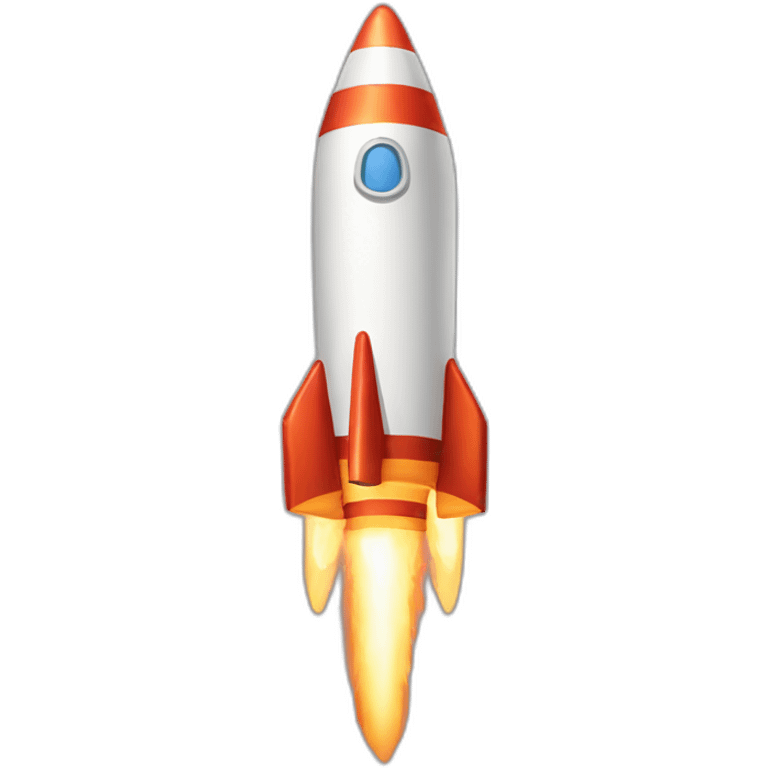 A fiery rocket to represent a grand start or fast progression in the game. emoji