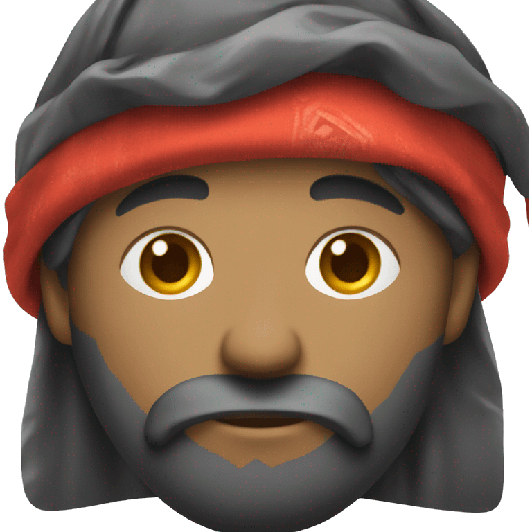 red bandana miner emoji