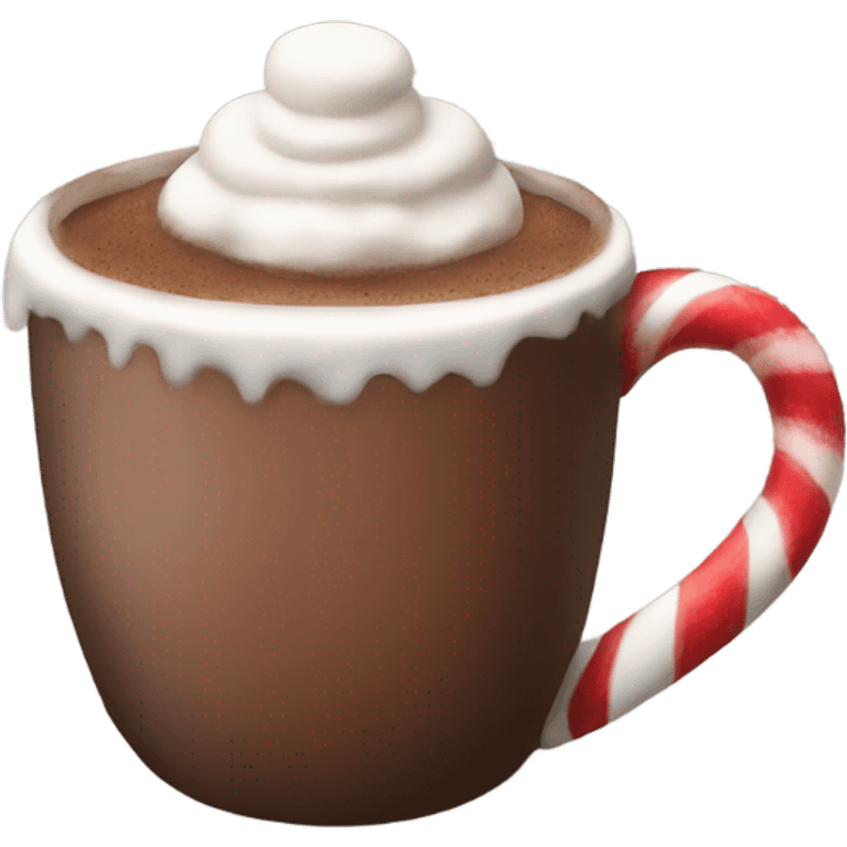 Christmas hot cocoa emoji