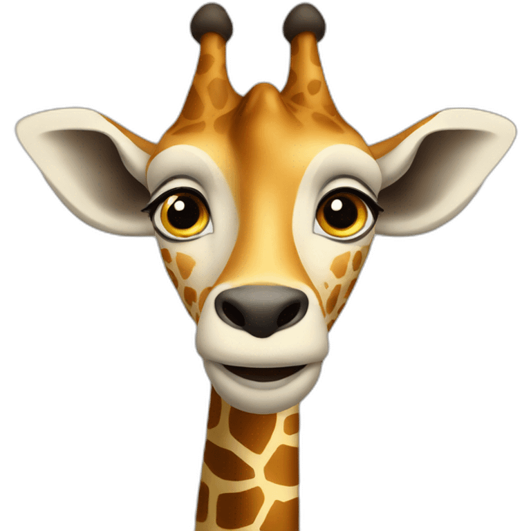 Girafe zeber emoji