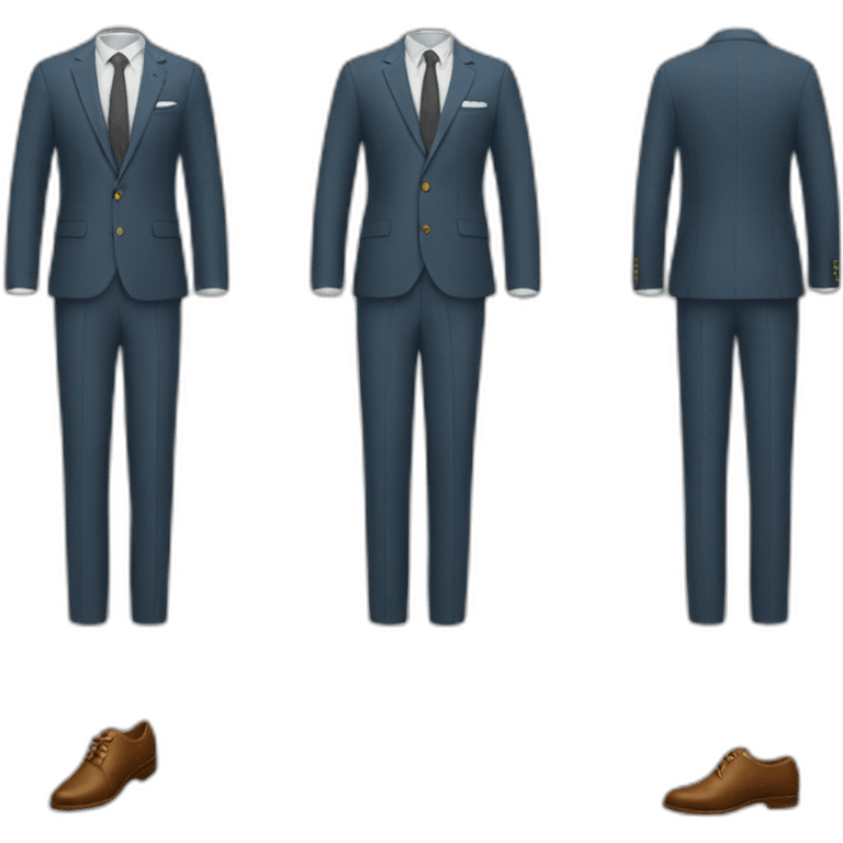 tailor suit emoji