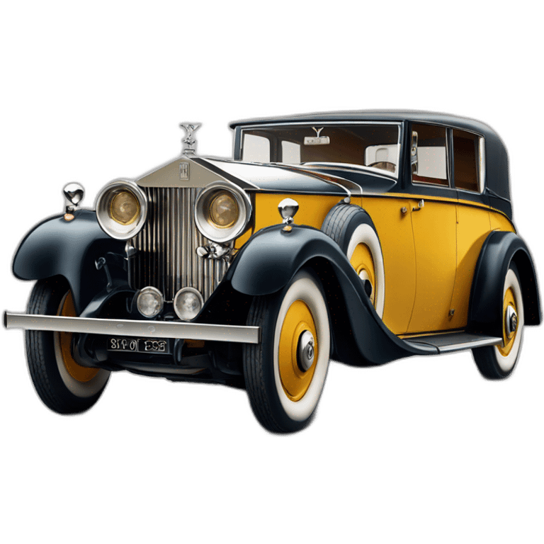 rolls royce 1930 vintage long emoji