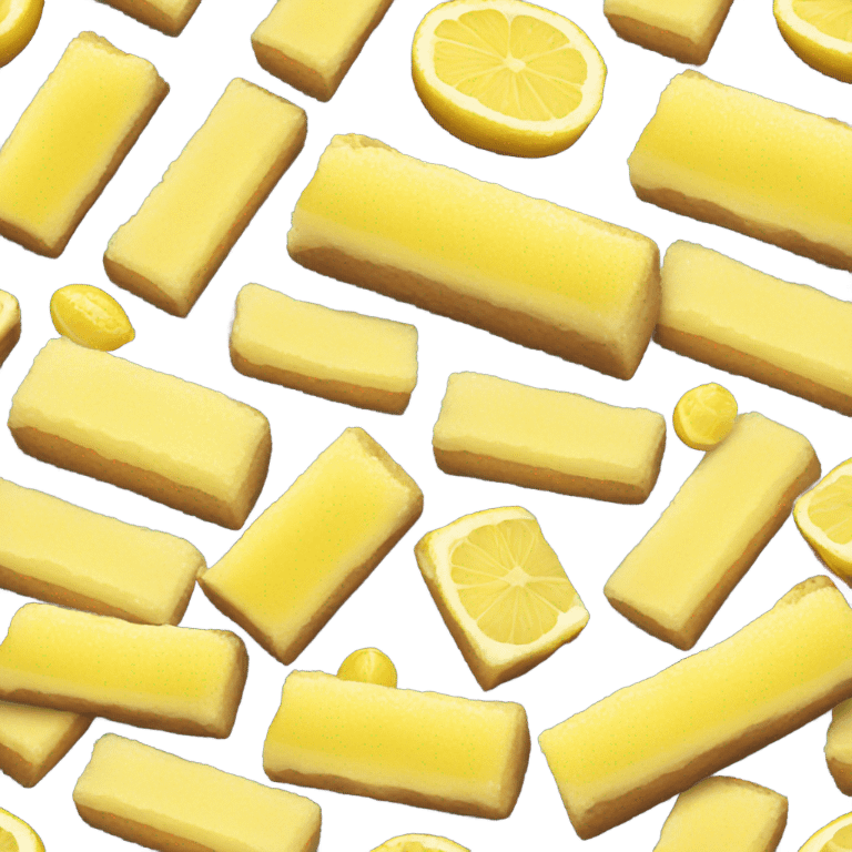 Lemon bar emoji