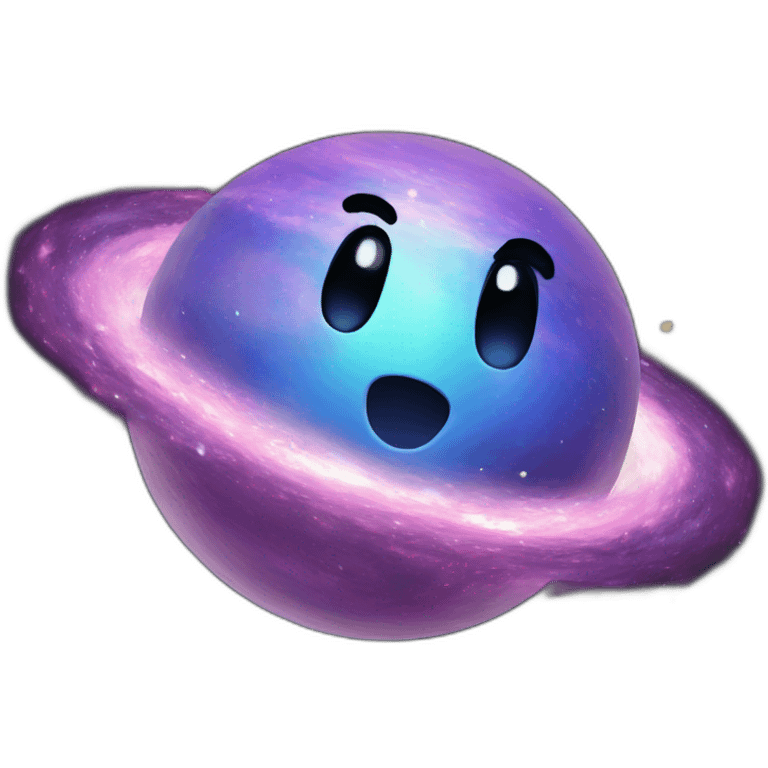 Galaxy in Kirby emoji