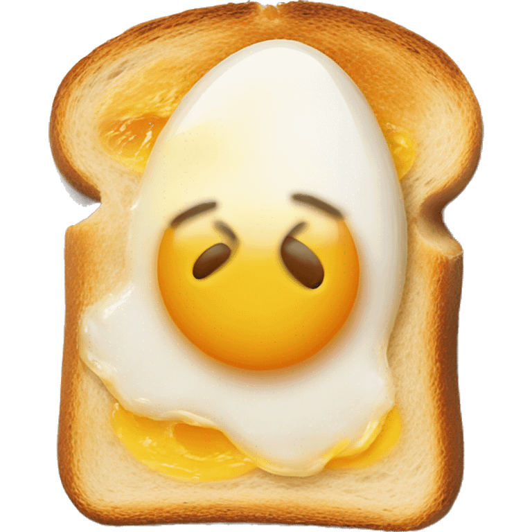 Egg on toast emoji