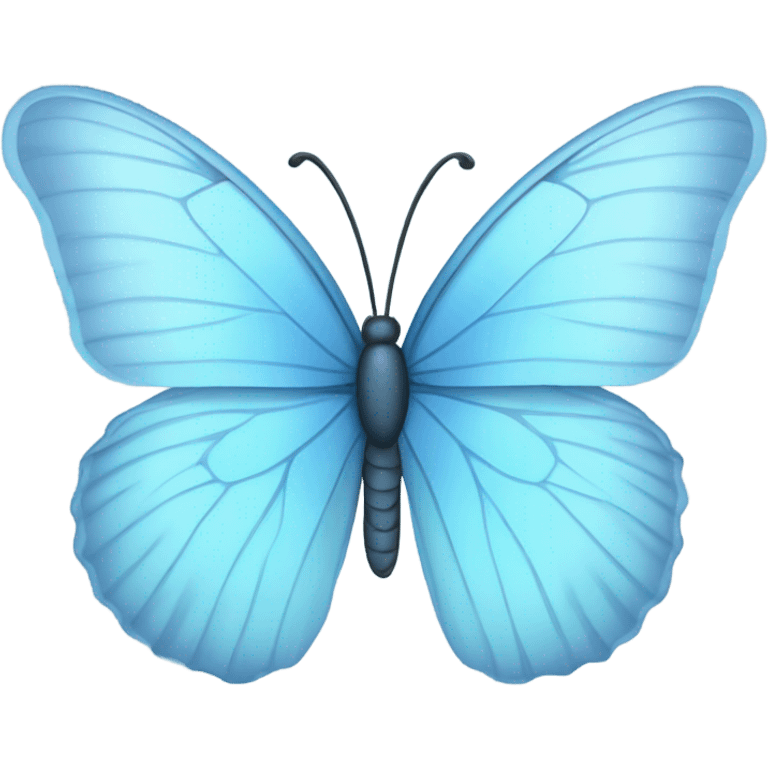 Light blue butterfly emoji