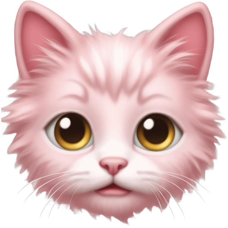 Pink kitty emoji