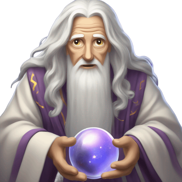 "wise old psychic" emoji