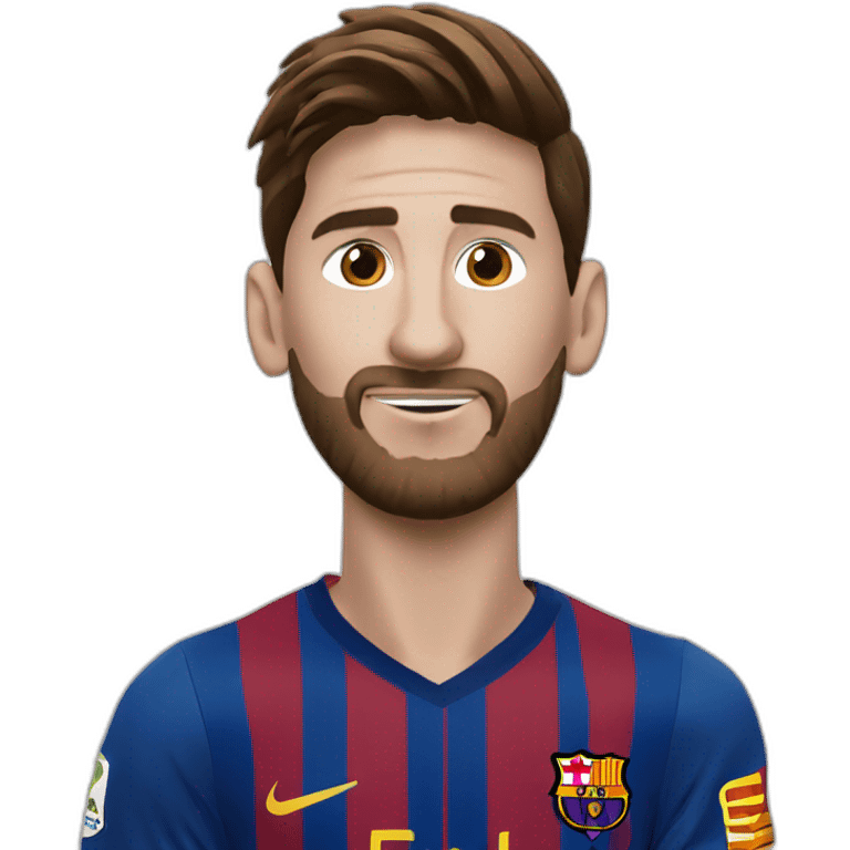 Le ballon d'or de Messi emoji