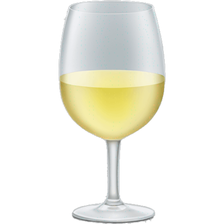 A glass of White wine emoji