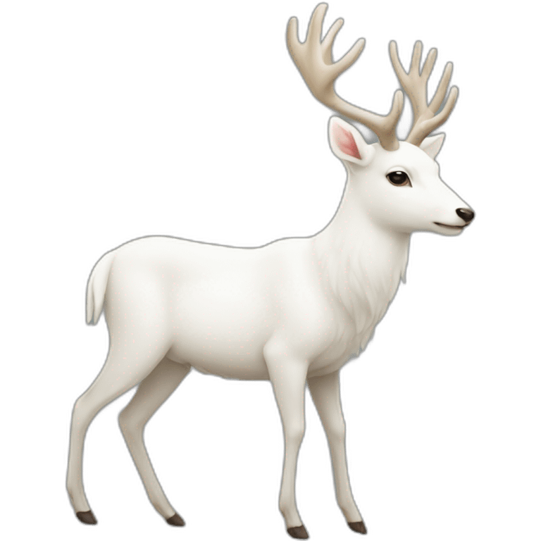 white deer emoji