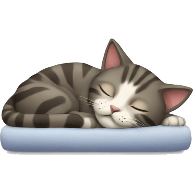 cat sleeping emoji