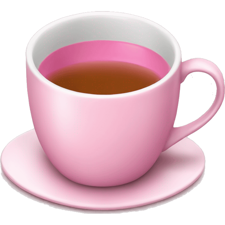 english tea in pink mug emoji