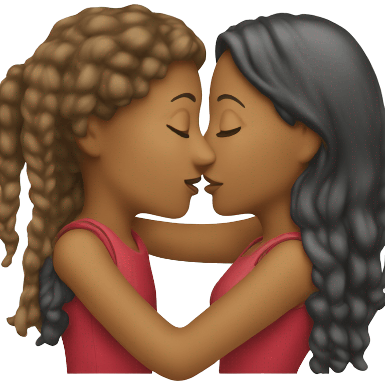 Women kissing emoji