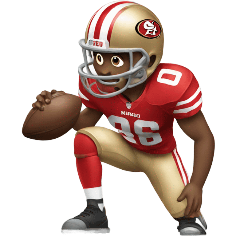 Forty niner player emoji