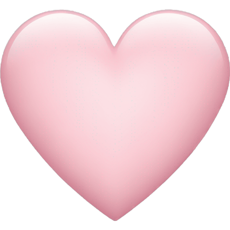 Light pink heart emoji